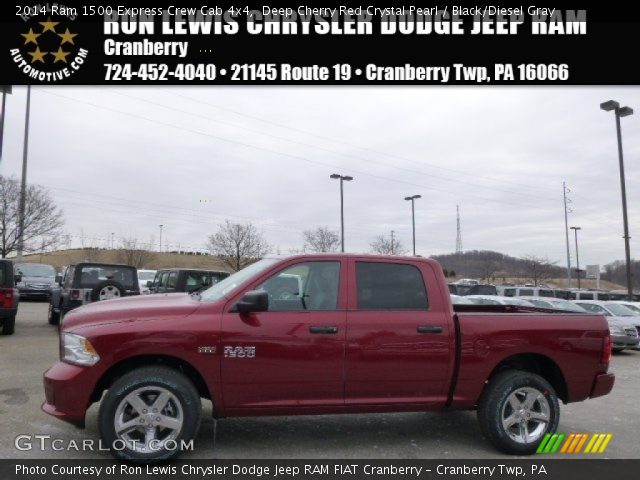 2014 Ram 1500 Express Crew Cab 4x4 in Deep Cherry Red Crystal Pearl