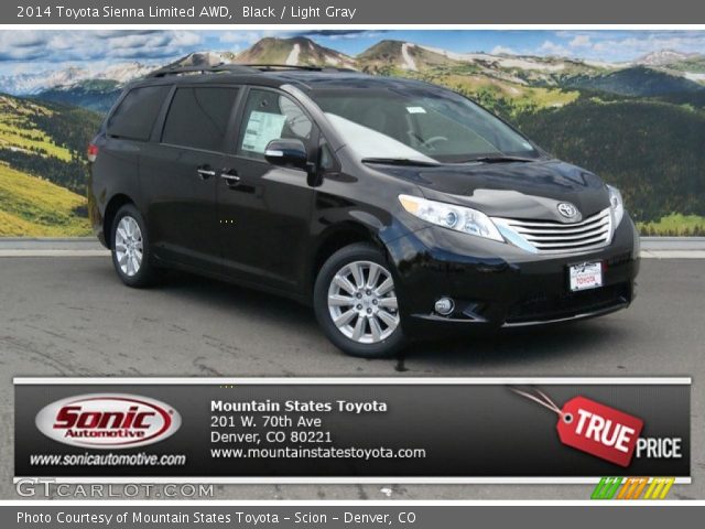 2014 Toyota Sienna Limited AWD in Black