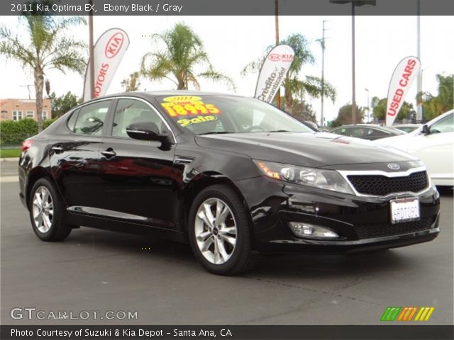 2011 Kia Optima EX in Ebony Black