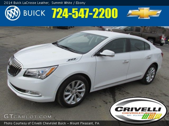 2014 Buick LaCrosse Leather in Summit White