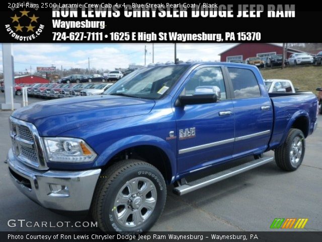 2014 Ram 2500 Laramie Crew Cab 4x4 in Blue Streak Pearl Coat