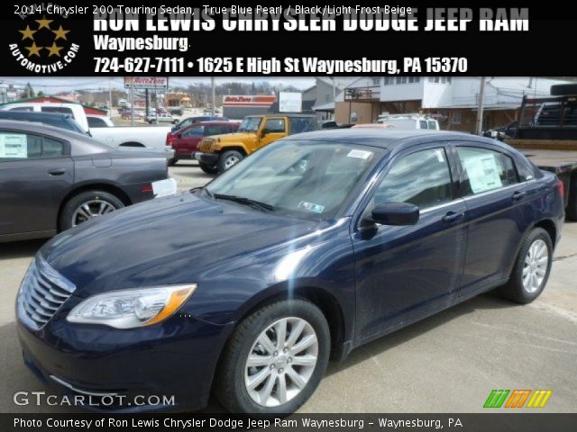 2014 Chrysler 200 Touring Sedan in True Blue Pearl