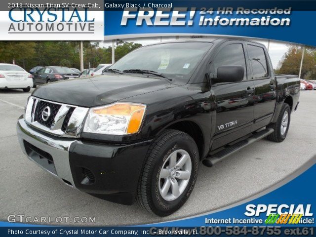 2013 Nissan Titan SV Crew Cab in Galaxy Black