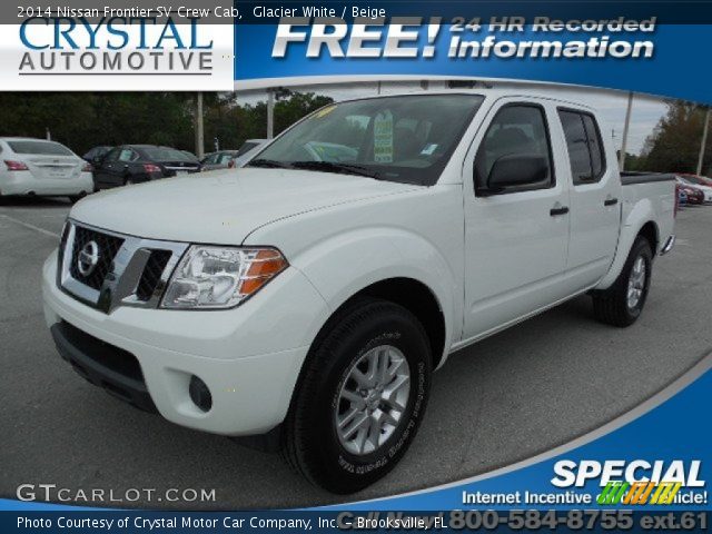 2014 Nissan Frontier SV Crew Cab in Glacier White