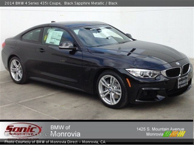 2014 BMW 4 Series 435i Coupe in Black Sapphire Metallic
