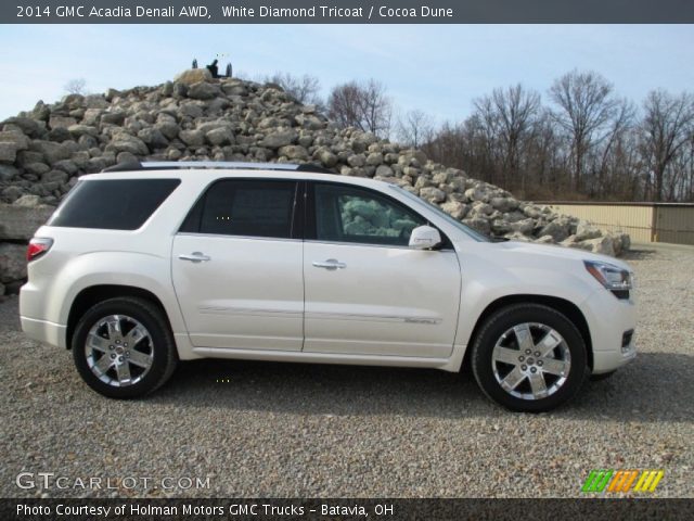 2014 GMC Acadia Denali AWD in White Diamond Tricoat