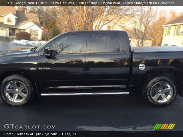 2010 Dodge Ram 1500 ST Crew Cab 4x4 in Brilliant Black Crystal Pearl