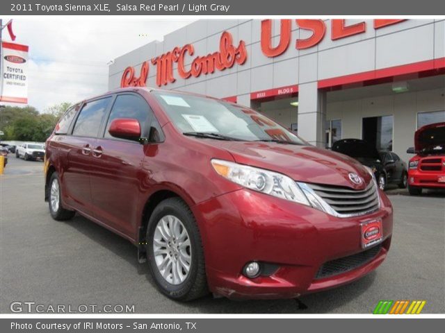 2011 Toyota Sienna XLE in Salsa Red Pearl