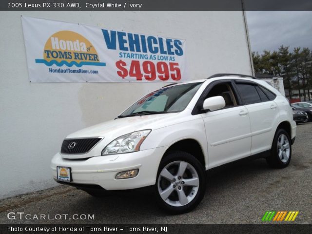 2005 Lexus RX 330 AWD in Crystal White