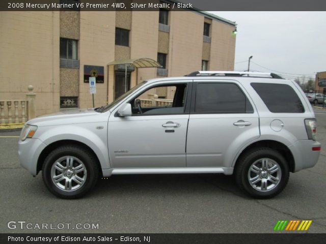 2008 Mercury Mariner V6 Premier 4WD in Silver Metallic