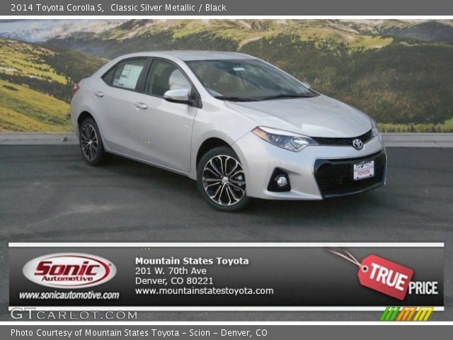 2014 Toyota Corolla S in Classic Silver Metallic