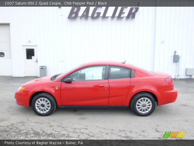 2007 Saturn ION 2 Quad Coupe in Chili Pepper Red