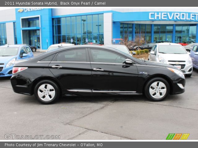 2011 Hyundai Sonata Hybrid in Black Onyx Pearl
