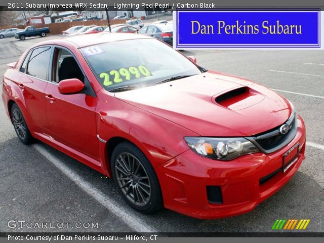2011 Subaru Impreza WRX Sedan in Lightning Red Pearl