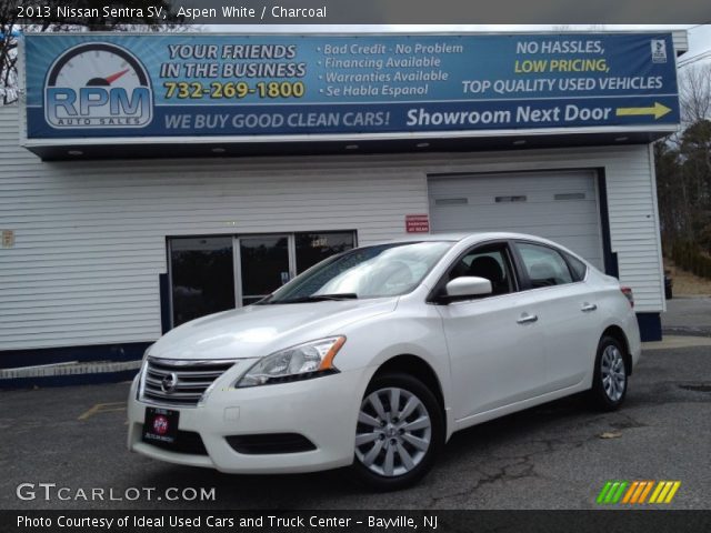 2013 Nissan Sentra SV in Aspen White