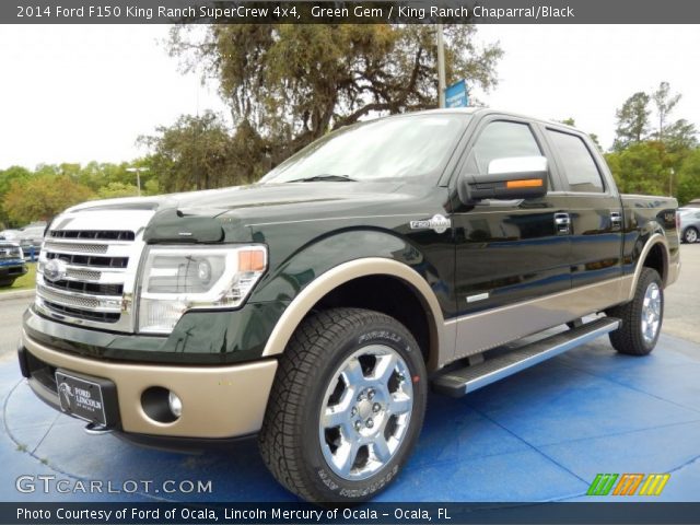 2014 Ford F150 King Ranch SuperCrew 4x4 in Green Gem