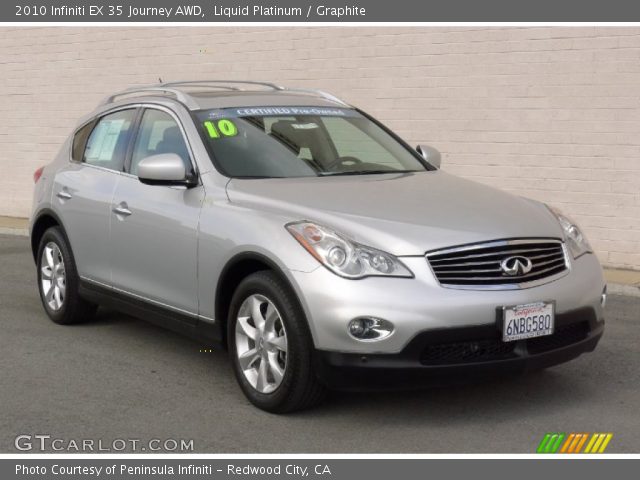 2010 Infiniti EX 35 Journey AWD in Liquid Platinum