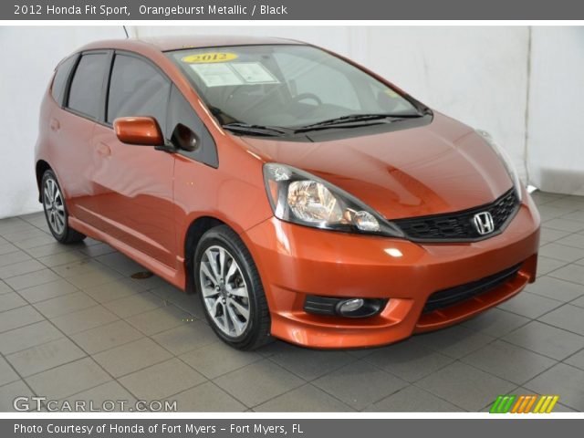 2012 Honda Fit Sport in Orangeburst Metallic