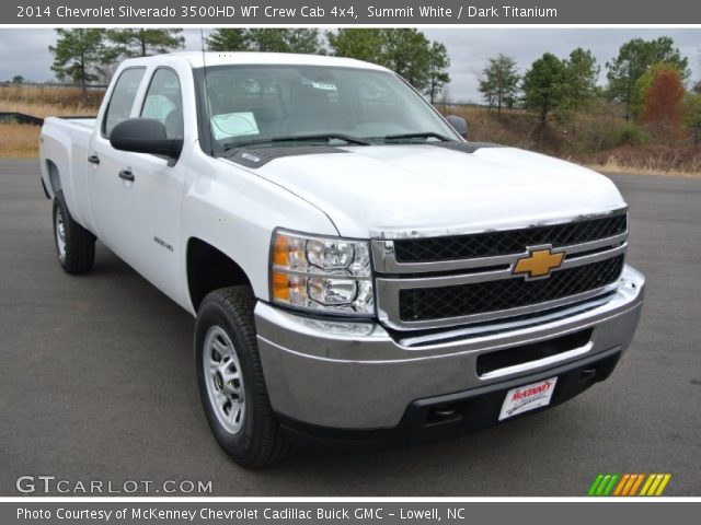 2014 Chevrolet Silverado 3500HD WT Crew Cab 4x4 in Summit White