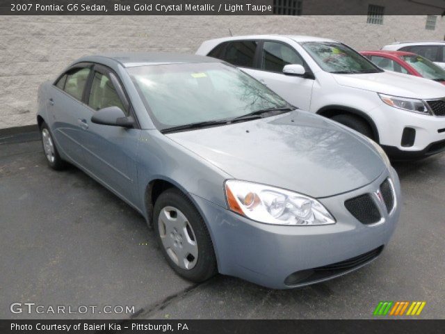 2007 Pontiac G6 Sedan in Blue Gold Crystal Metallic