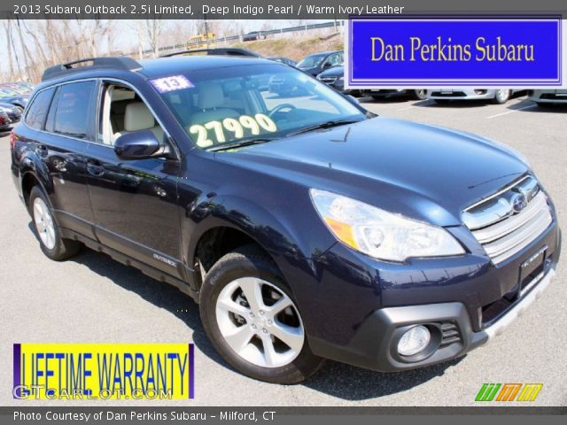 2013 Subaru Outback 2.5i Limited in Deep Indigo Pearl