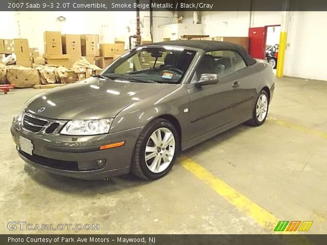 2007 Saab 9-3 2.0T Convertible in Smoke Beige Metallic