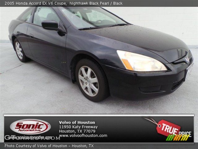2005 Honda Accord EX V6 Coupe in Nighthawk Black Pearl