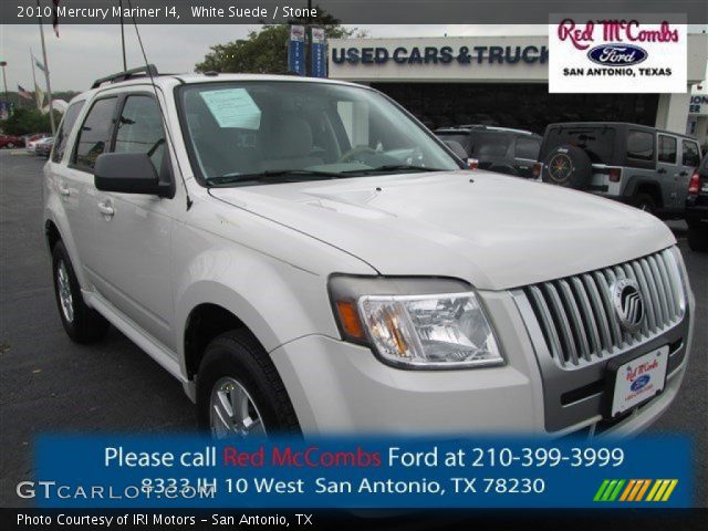 2010 Mercury Mariner I4 in White Suede