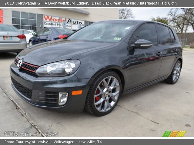 2013 Volkswagen GTI 4 Door Wolfsburg Edition in Deep Black Pearl Metallic