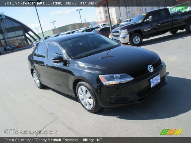 2011 Volkswagen Jetta SE Sedan in Black