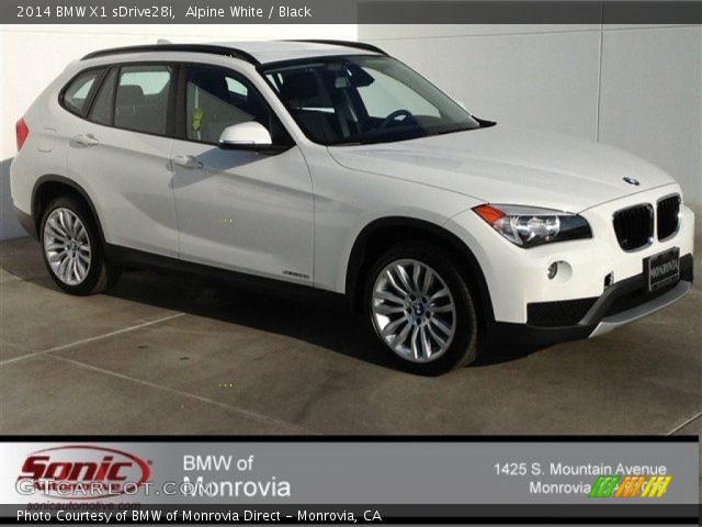 2014 BMW X1 sDrive28i in Alpine White
