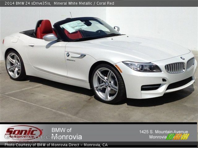 2014 BMW Z4 sDrive35is in Mineral White Metallic