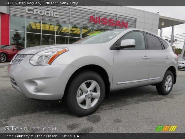 2013 Nissan Rogue S in Brilliant Silver