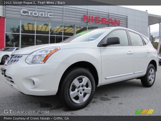 2013 Nissan Rogue S in Pearl White