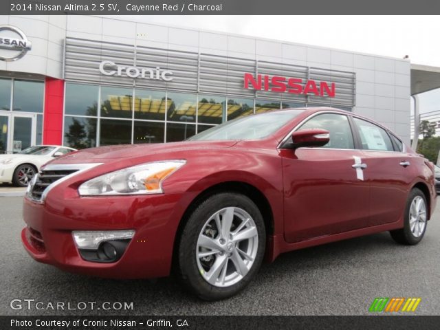 2014 Nissan Altima 2.5 SV in Cayenne Red