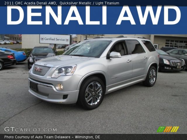 2011 GMC Acadia Denali AWD in Quicksilver Metallic