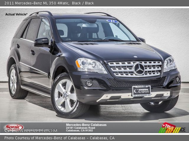 2011 Mercedes-Benz ML 350 4Matic in Black