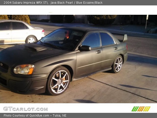 2004 Subaru Impreza WRX STi in Java Black Pearl