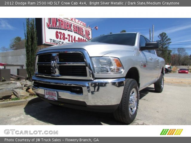 2012 Dodge Ram 2500 HD SLT Crew Cab 4x4 in Bright Silver Metallic