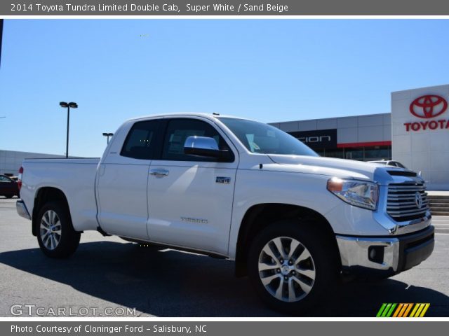 2014 Toyota Tundra Limited Double Cab in Super White