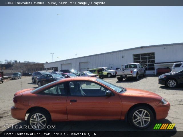 2004 Chevrolet Cavalier Coupe in Sunburst Orange