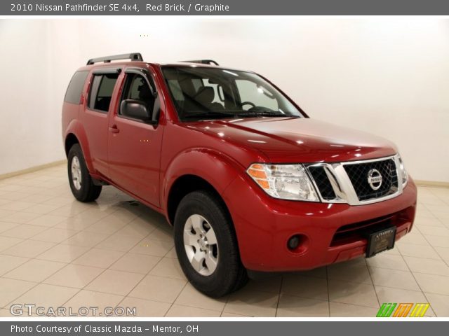 2010 Nissan Pathfinder SE 4x4 in Red Brick