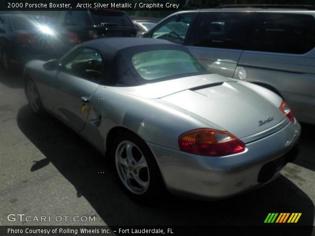 2000 Porsche Boxster  in Arctic Silver Metallic
