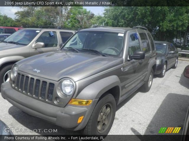 2006 Jeep Liberty CRD Sport 4x4 in Light Khaki Metallic