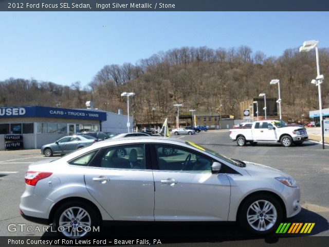 2012 Ford Focus SEL Sedan in Ingot Silver Metallic