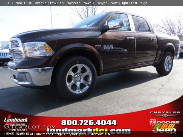 2014 Ram 1500 Laramie Crew Cab in Western Brown