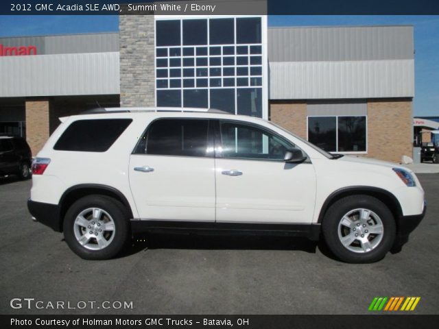 2012 GMC Acadia SLE AWD in Summit White