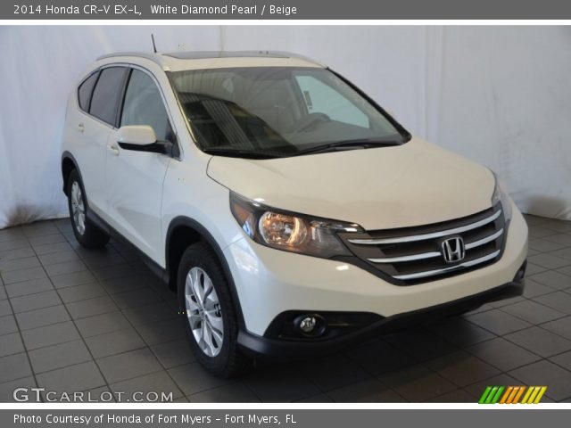 2014 Honda CR-V EX-L in White Diamond Pearl