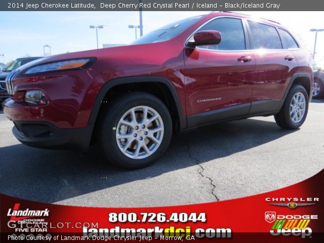 2014 Jeep Cherokee Latitude in Deep Cherry Red Crystal Pearl