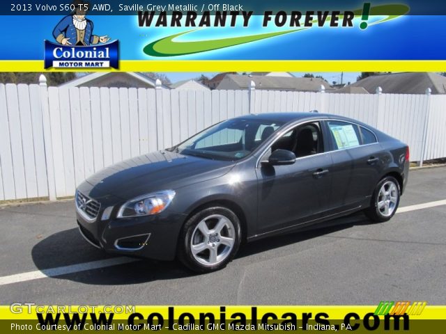 2013 Volvo S60 T5 AWD in Saville Grey Metallic